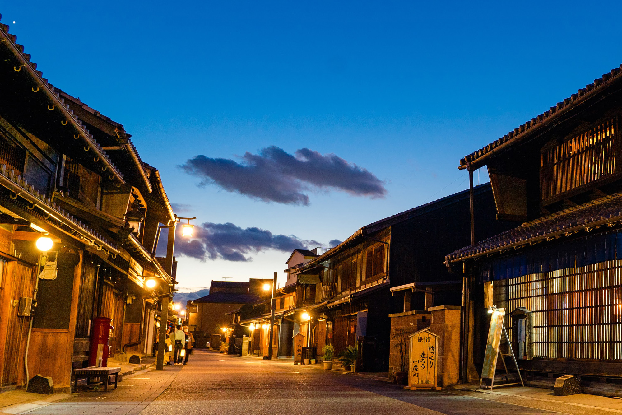 岐阜市川原町の夜景